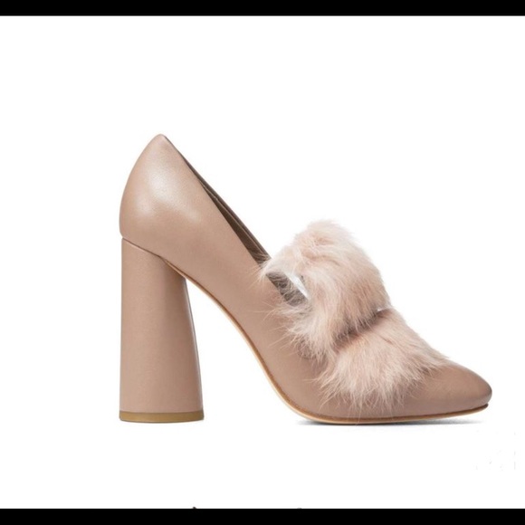 Faune Nappa Fur Pump by Donald J. Pliner 8.5 NWT - Picture 4 of 4